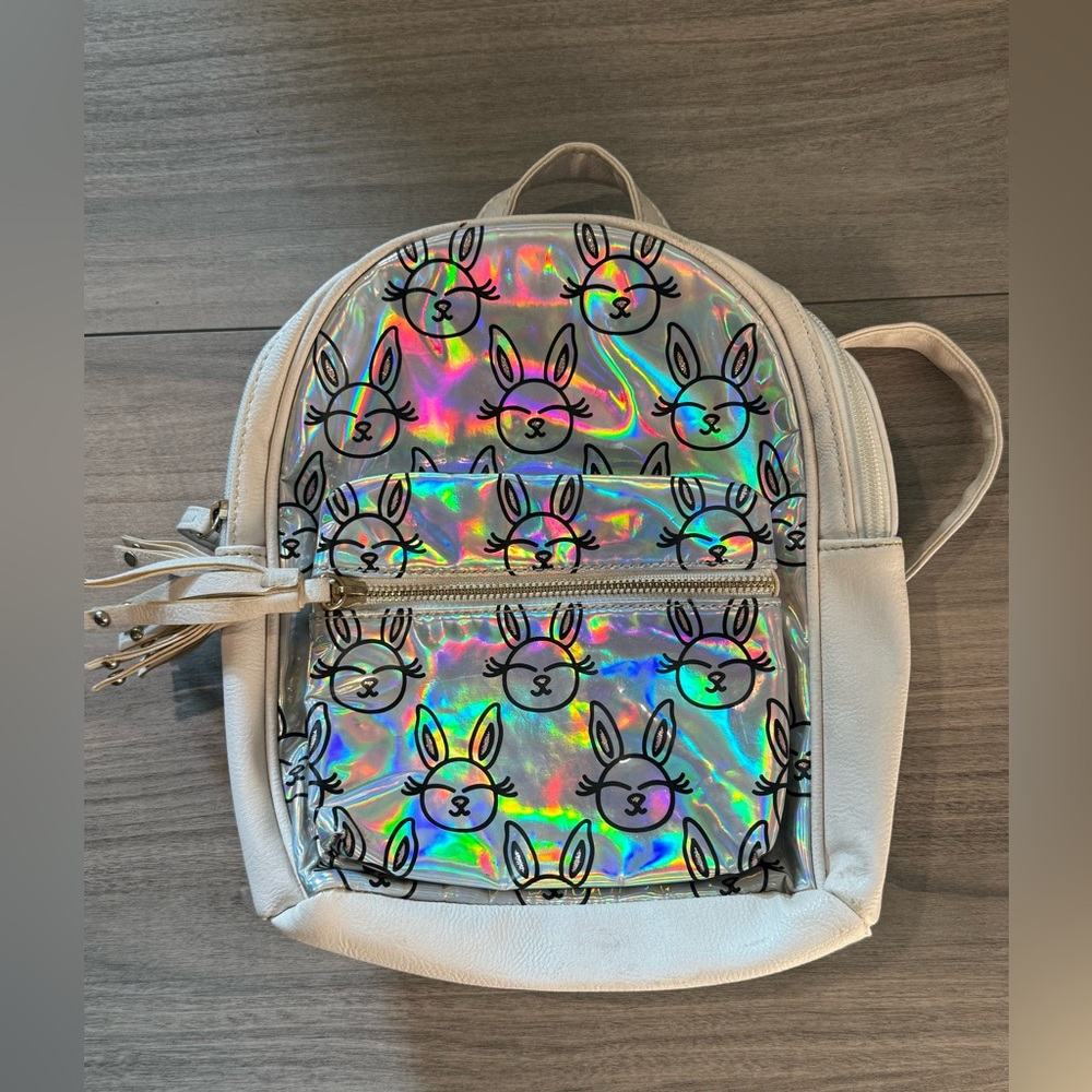 Holographic Bunny Women’s/Kids Backpack